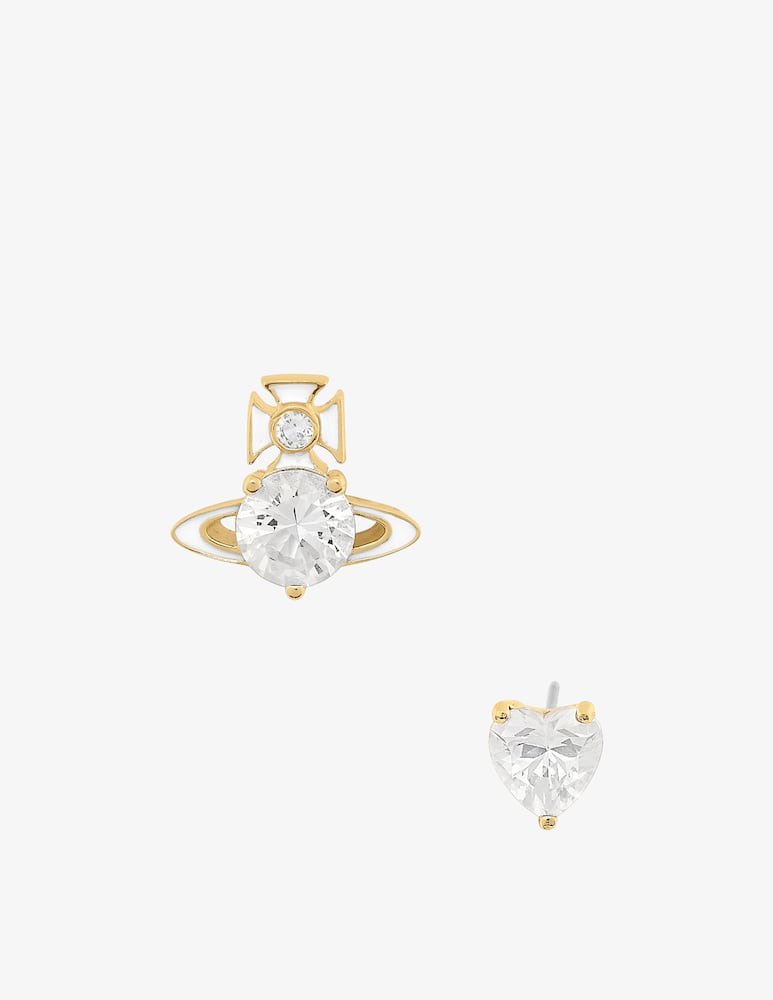 rinascente Vivienne Westwood Orbital stud earrings
