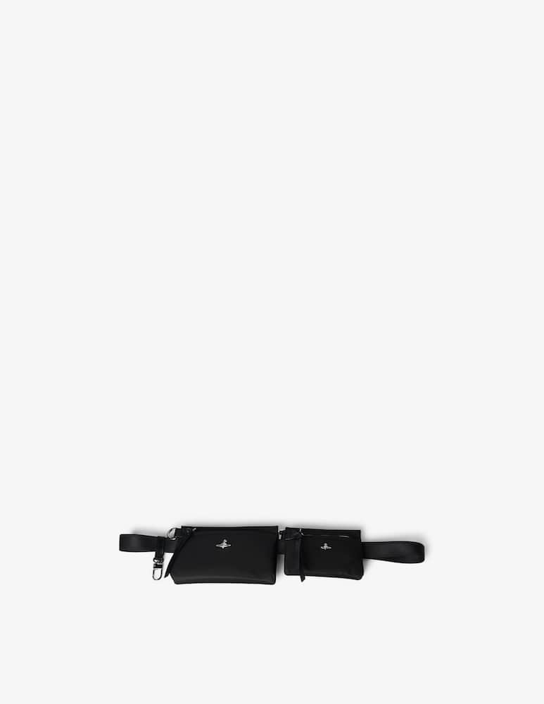 Vivienne Westwood Cintura con doppia pouch - immagine 1 Vivienne Westwood Cintura con doppia pouch - immagine 1