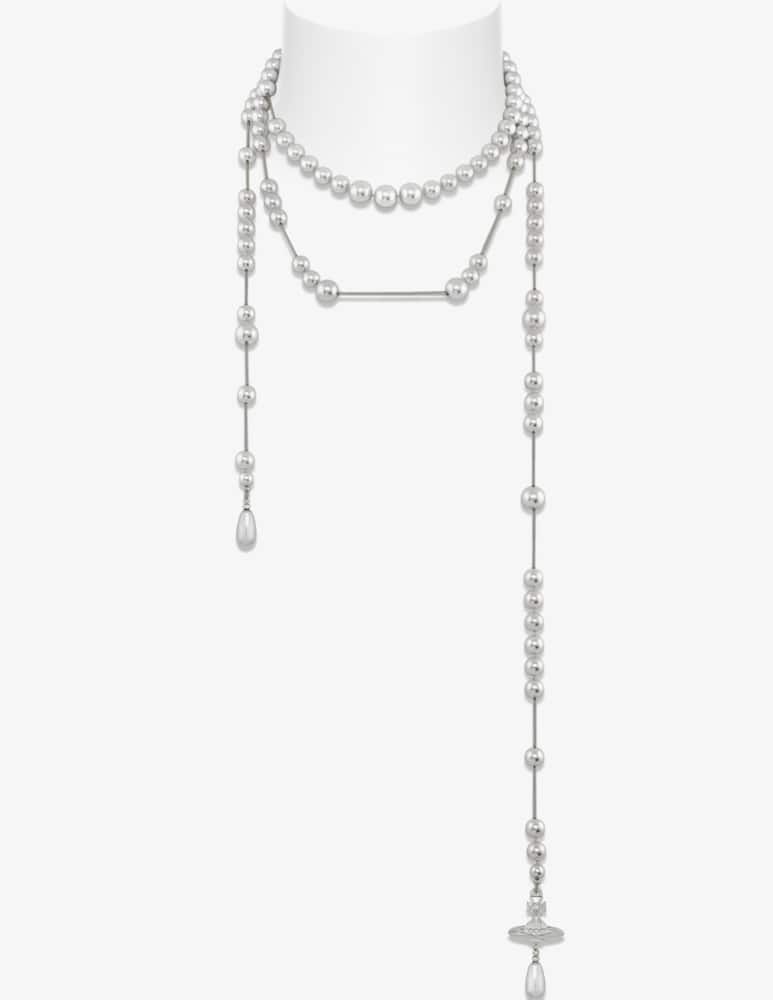 rinascente Vivienne Westwood Broken pearl necklace