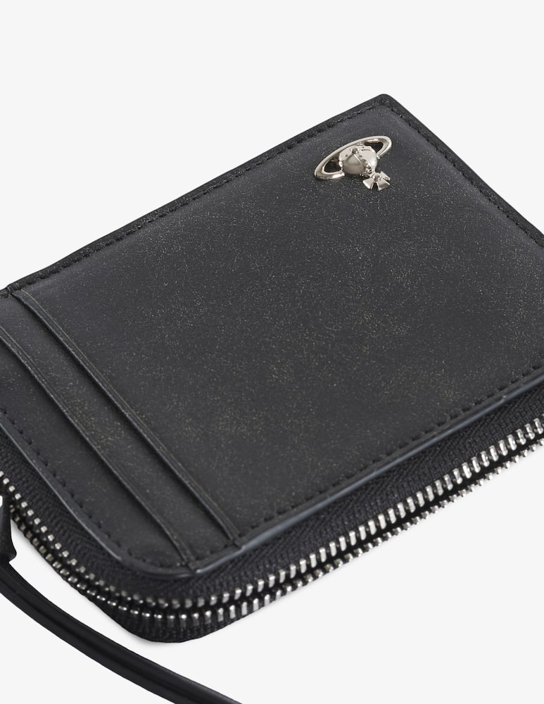 rinascente Vivienne Westwood Portacarte con zip in pelle