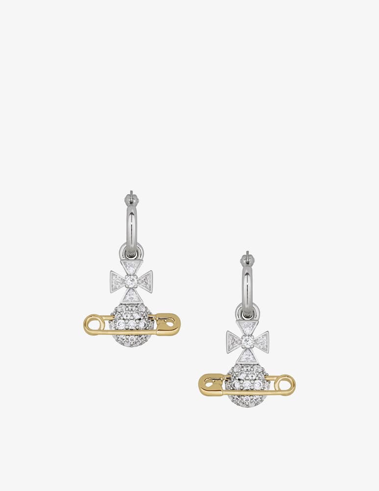 Vivienne Westwood Orecchini a cerchio Hectorina - immagine 1 Vivienne Westwood Orecchini a cerchio Hectorina - immagine 1