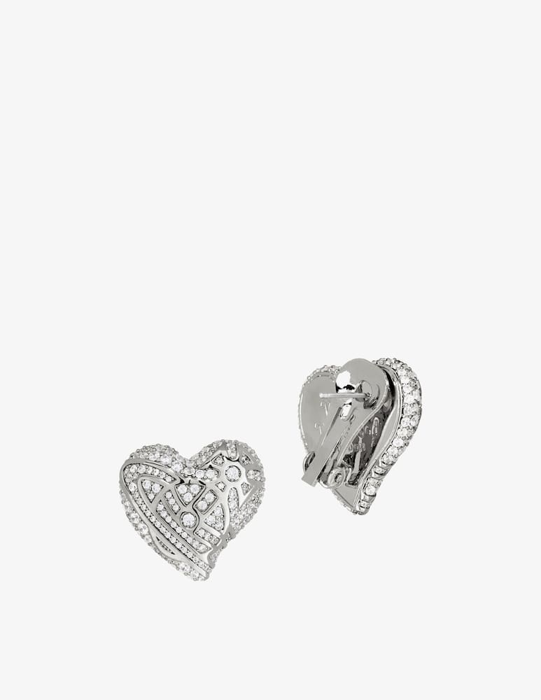 rinascente Vivienne Westwood Evangeline heart earrings