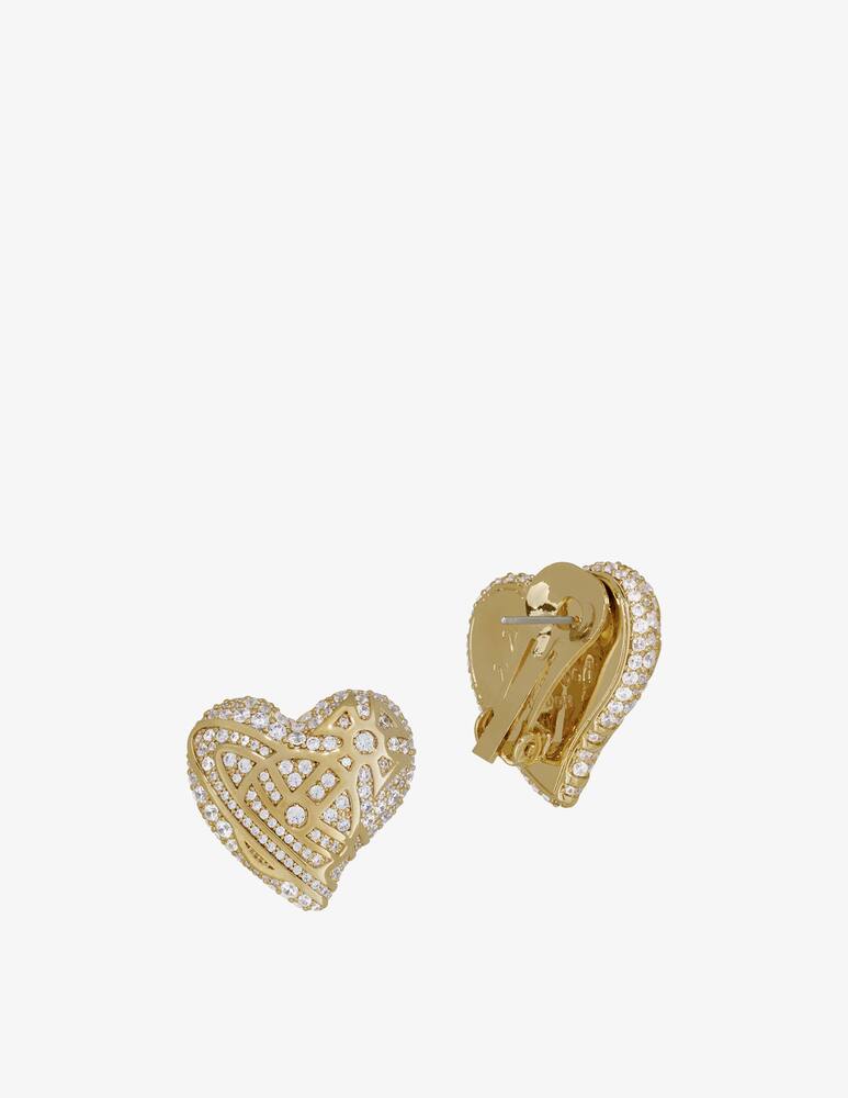 rinascente Vivienne Westwood Evangeline heart stud earrings