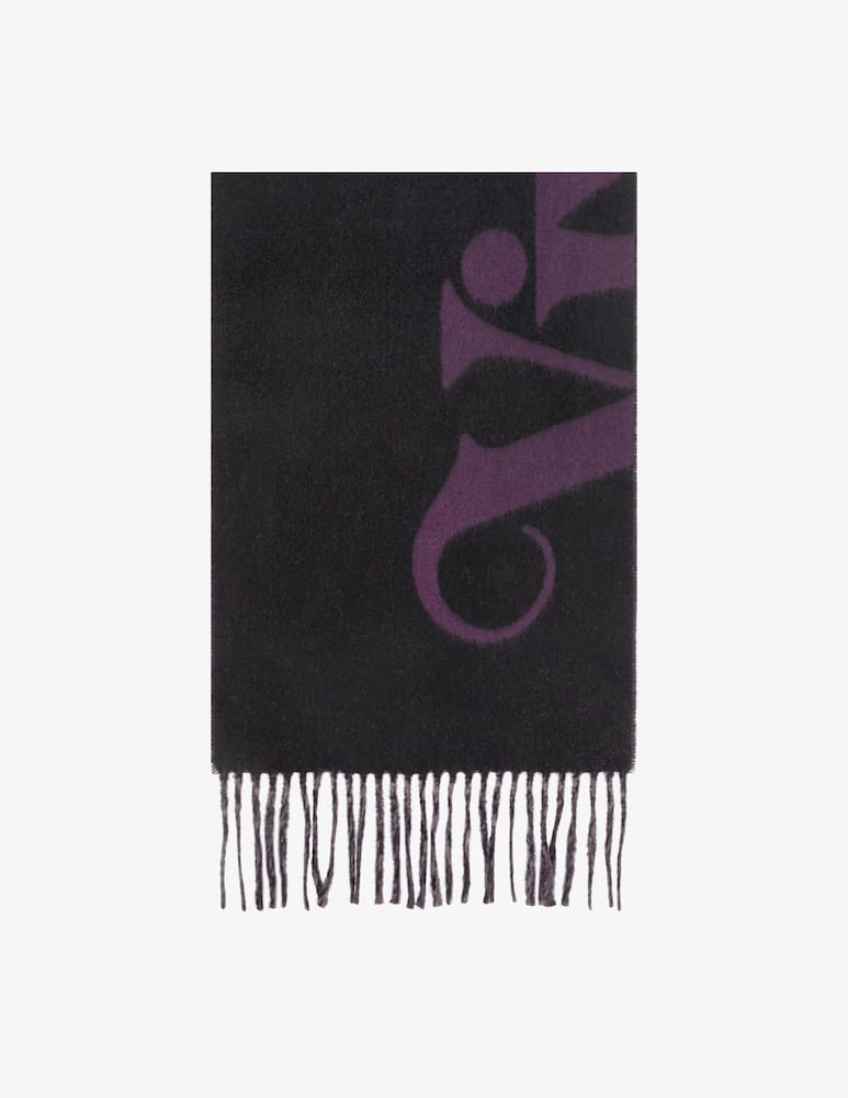 rinascente Vivienne Westwood Double-face logo scarf