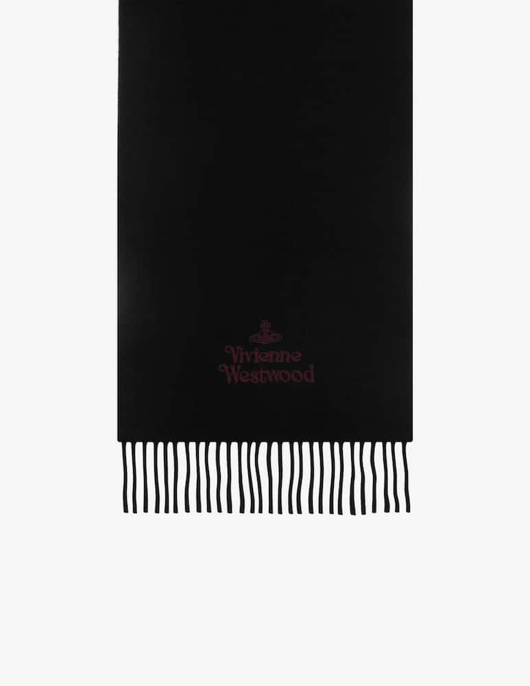 rinascente Vivienne Westwood Sciarpa con logo ricamato 180x30