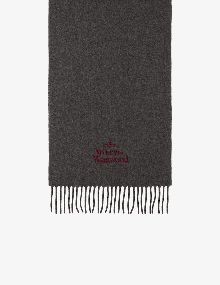 Vivienne Westwood Embroidered logo scarf - picture 2 Vivienne Westwood Embroidered logo scarf - picture 2