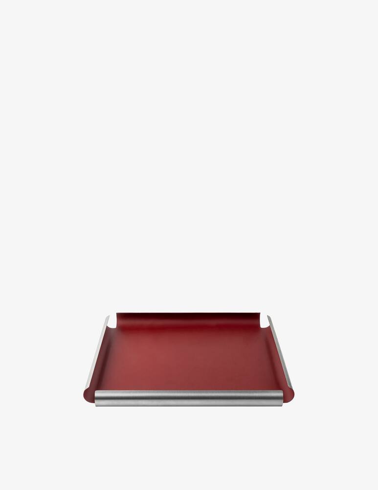 rinascente Knindustrie Garçon Square Tray Oxide - Bordeaux