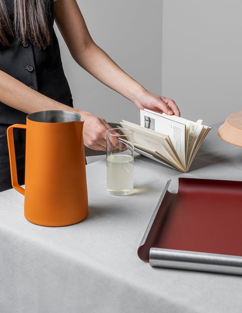 rinascente Knindustrie Garçon Square Tray Oxide - Bordeaux