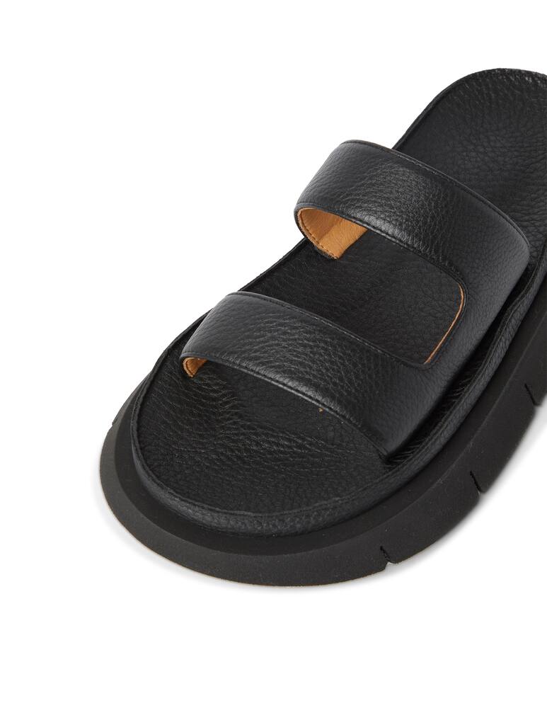 rinascente Marsèll Flat sandals with leather straps - black