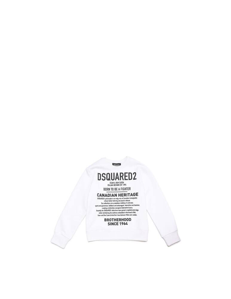 rinascente Dsquared2 Manifesto crewneck sweatshirt