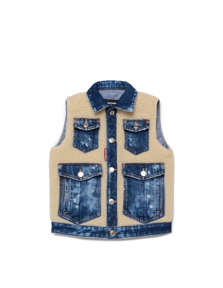 rinascente Dsquared2 Sleeveless denim jacket
