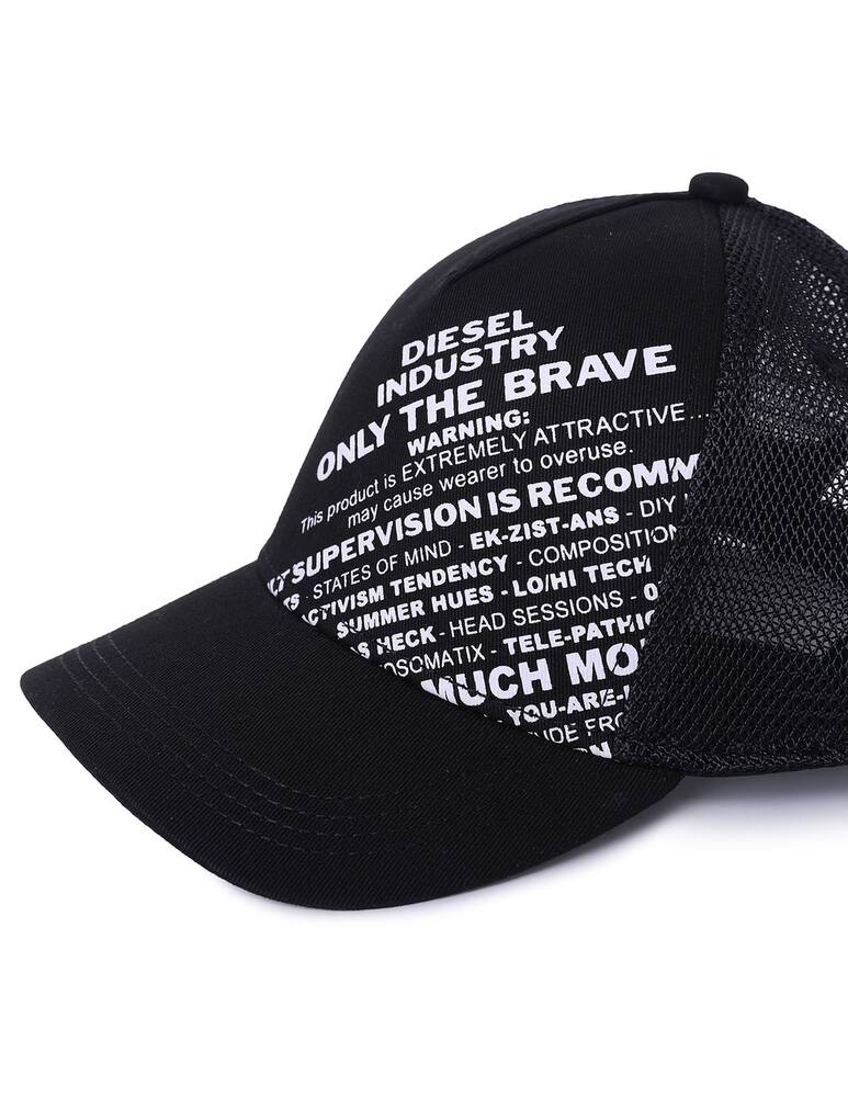 rinascente Diesel Trucker cap with lettering graphic