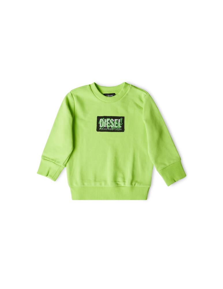 Diesel Felpa girocollo con patch diesel brave - immagine 1 Diesel Felpa girocollo con patch diesel brave - immagine 1