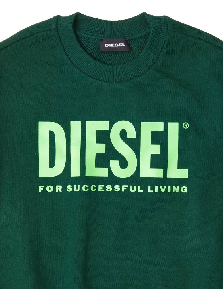 Diesel Cotton over sweatshirt with logo - picture 2 Diesel Cotton over sweatshirt with logo - picture 2