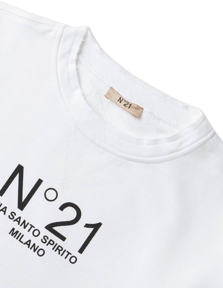 rinascente N°21 Logo sweatshirt - Bianco
