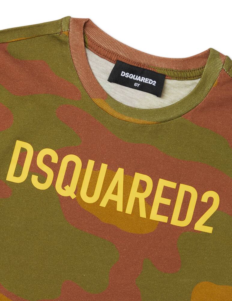 rinascente Dsquared2 Maglietta girocollo relax - Oliva