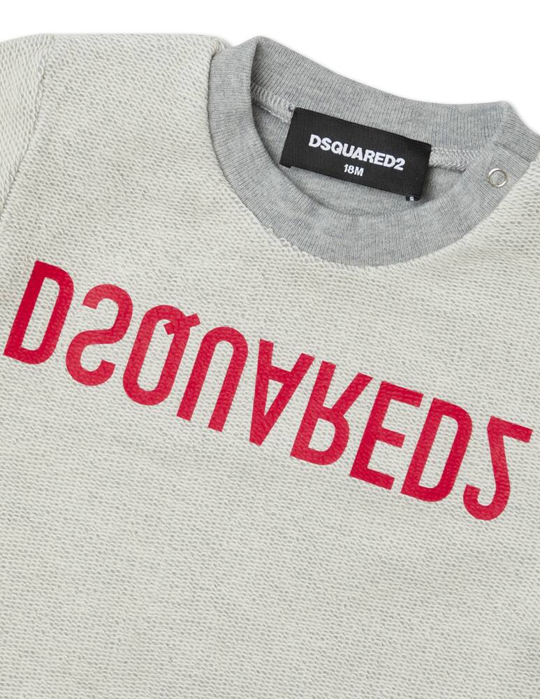 rinascente Dsquared2 Felpa in cotone - Grigio