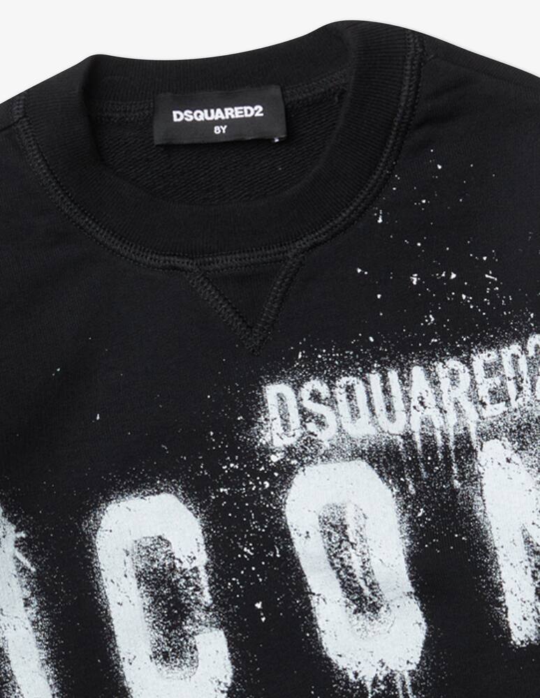 rinascente Dsquared2 Felpa relax icon - Nero