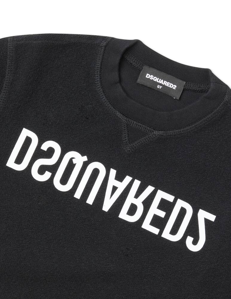 rinascente Dsquared2 Felpa girocollo relax - Nero