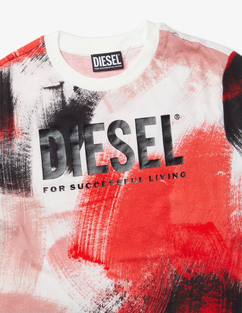 rinascente Diesel Tbrush over t-shirt - Bianco