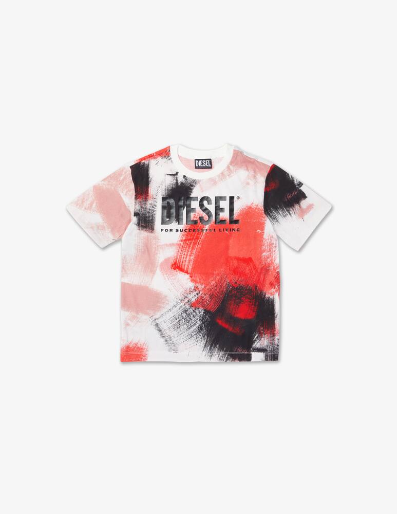 rinascente Diesel Tbrush over t-shirt - Bianco