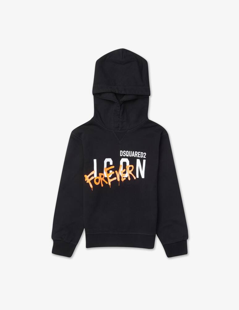 Dsquared2 Felpa relax icon - Nero - immagine 1 Dsquared2 Felpa relax icon - Nero - immagine 1