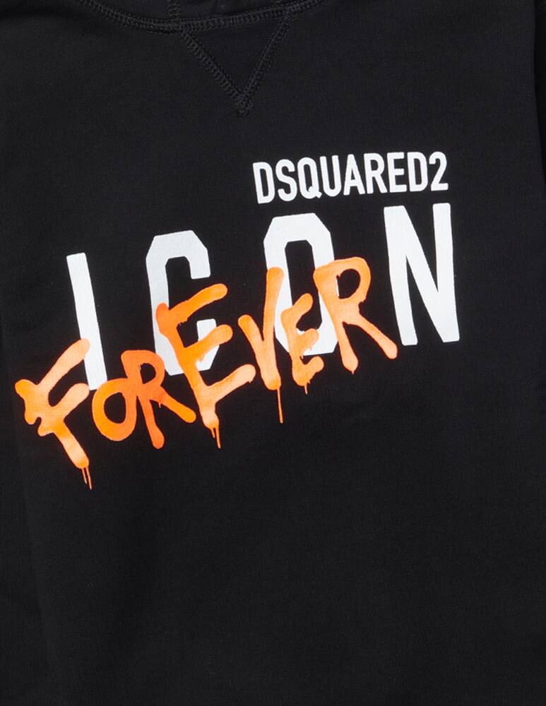 Dsquared2 Felpa relax icon - Nero - immagine 2 Dsquared2 Felpa relax icon - Nero - immagine 2