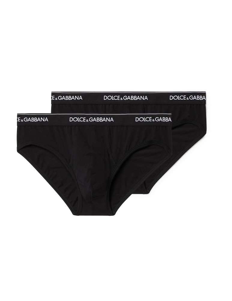 Dolce & Gabbana Slip in cotone stretch 2 pack - immagine 1 Dolce & Gabbana Slip in cotone stretch 2 pack - immagine 1