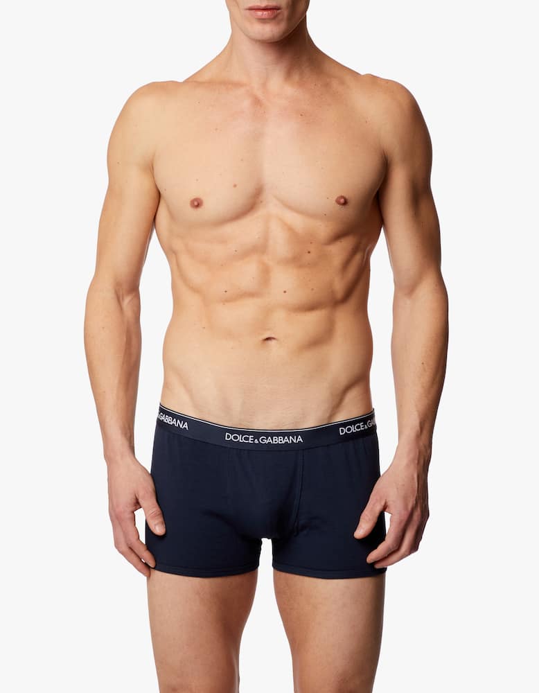 Dolce & Gabbana Set di 2 boxer in cotone stretch - immagine 2 Dolce & Gabbana Set di 2 boxer in cotone stretch - immagine 2