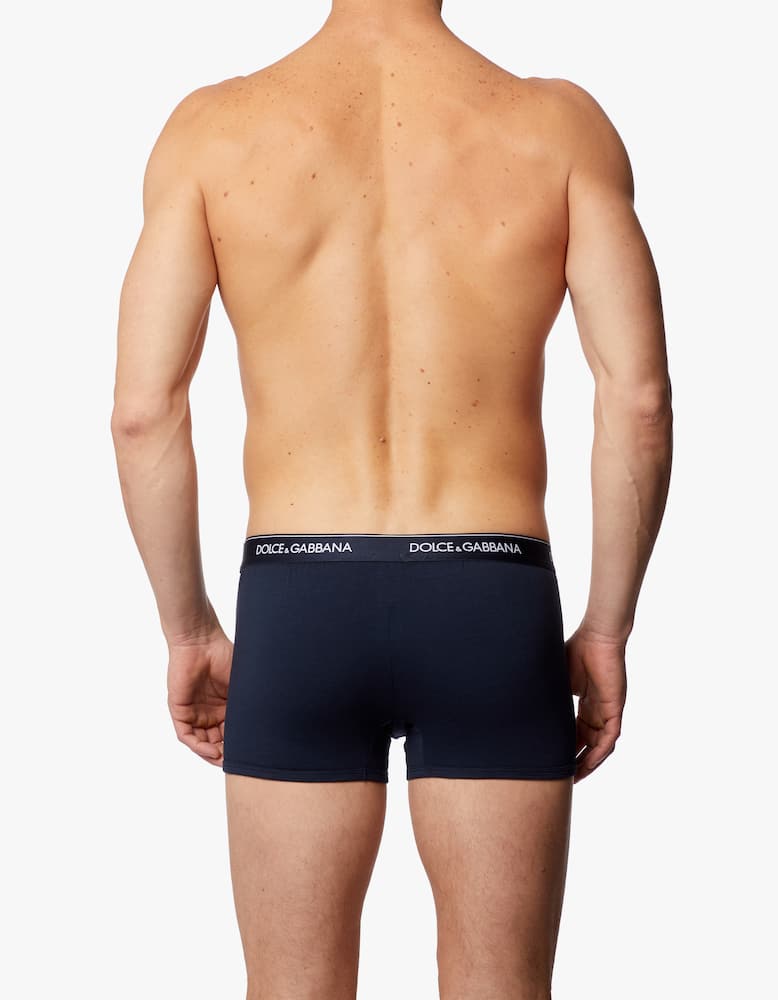 Dolce & Gabbana Set di 2 boxer in cotone stretch - immagine 3 Dolce & Gabbana Set di 2 boxer in cotone stretch - immagine 3