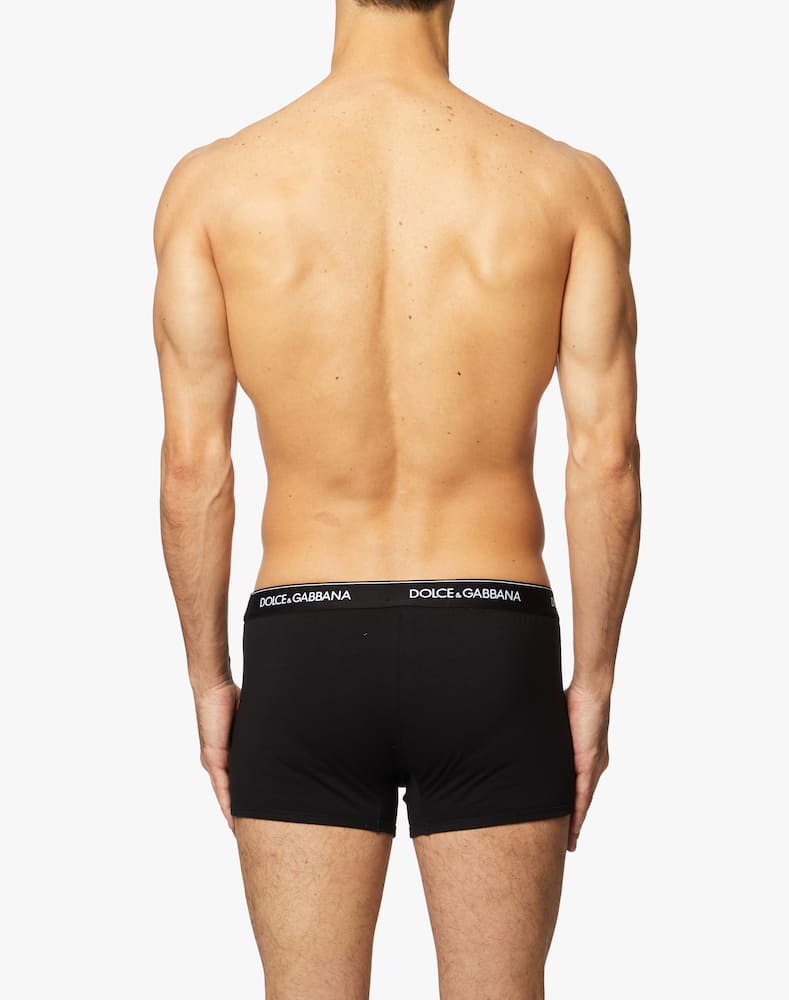 Dolce & Gabbana Set di 2 boxer in cotone stretch - immagine 3 Dolce & Gabbana Set di 2 boxer in cotone stretch - immagine 3