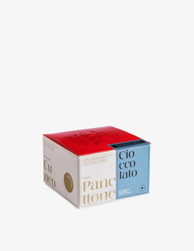 Pasticceria Cuneo Panettone gocce di cioccolato senza glutine e lattosio 800g - immagine 1 Pasticceria Cuneo Panettone gocce di cioccolato senza glutine e lattosio 800g - immagine 1