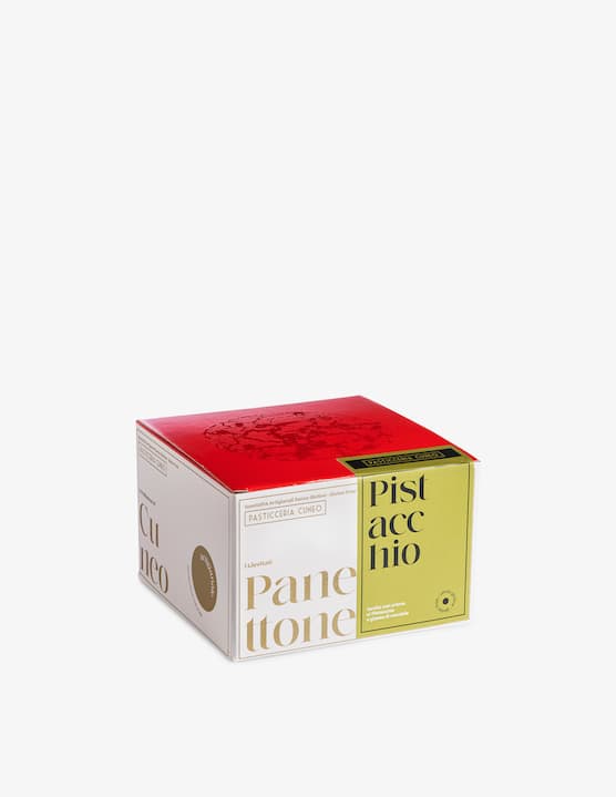 Pasticceria Cuneo - Panettone Farcito al Pistacchio Senza Glutine 500g - €31,90