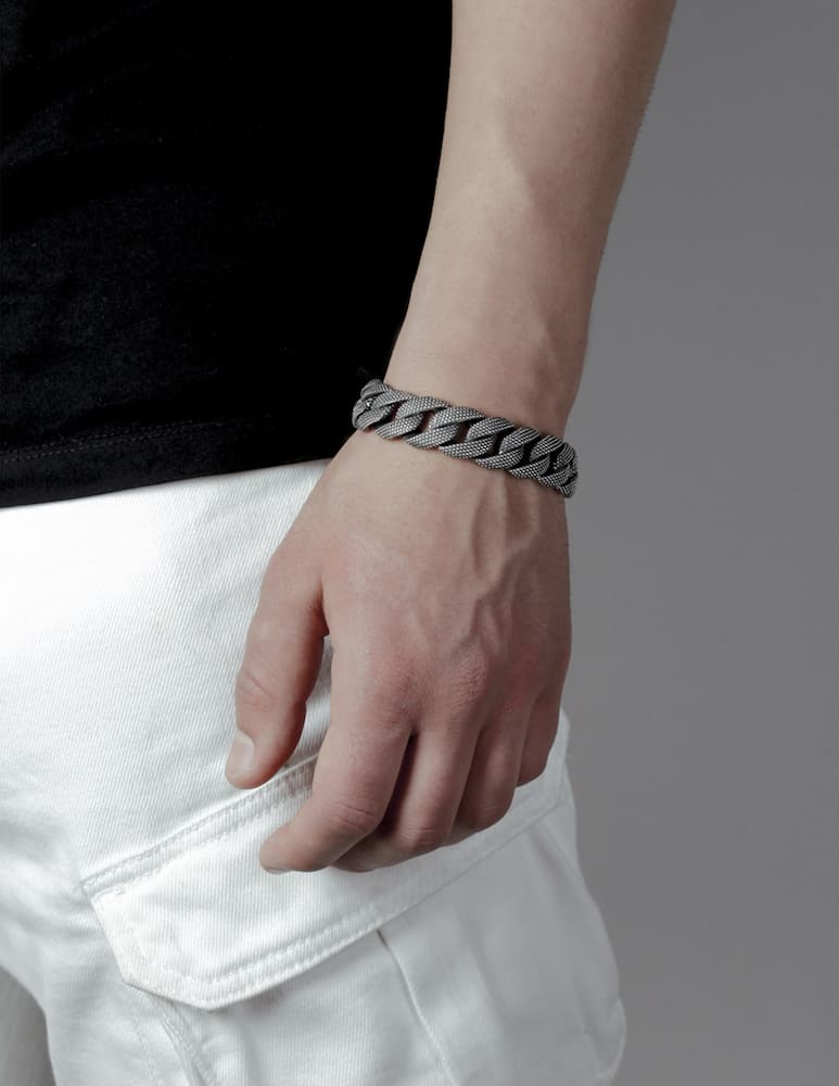 rinascente NOVE25 Dotted curb bracelet