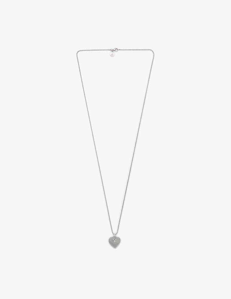 NOVE25 Full dotted Heart pendant necklace s150 l70 - picture 1 NOVE25 Full dotted Heart pendant necklace s150 l70 - picture 1