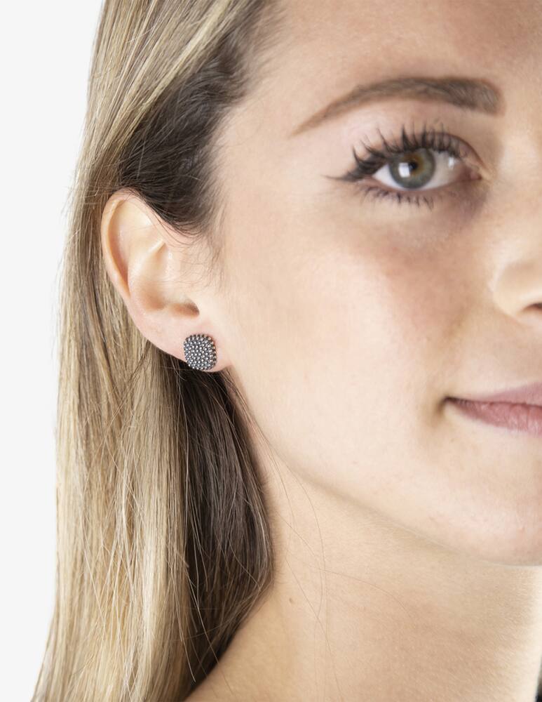 rinascente NOVE25 Orecchino singolo lobo quadrato puntinato