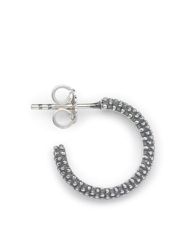 NOVE25 Dotted small hoop single earring - picture 1