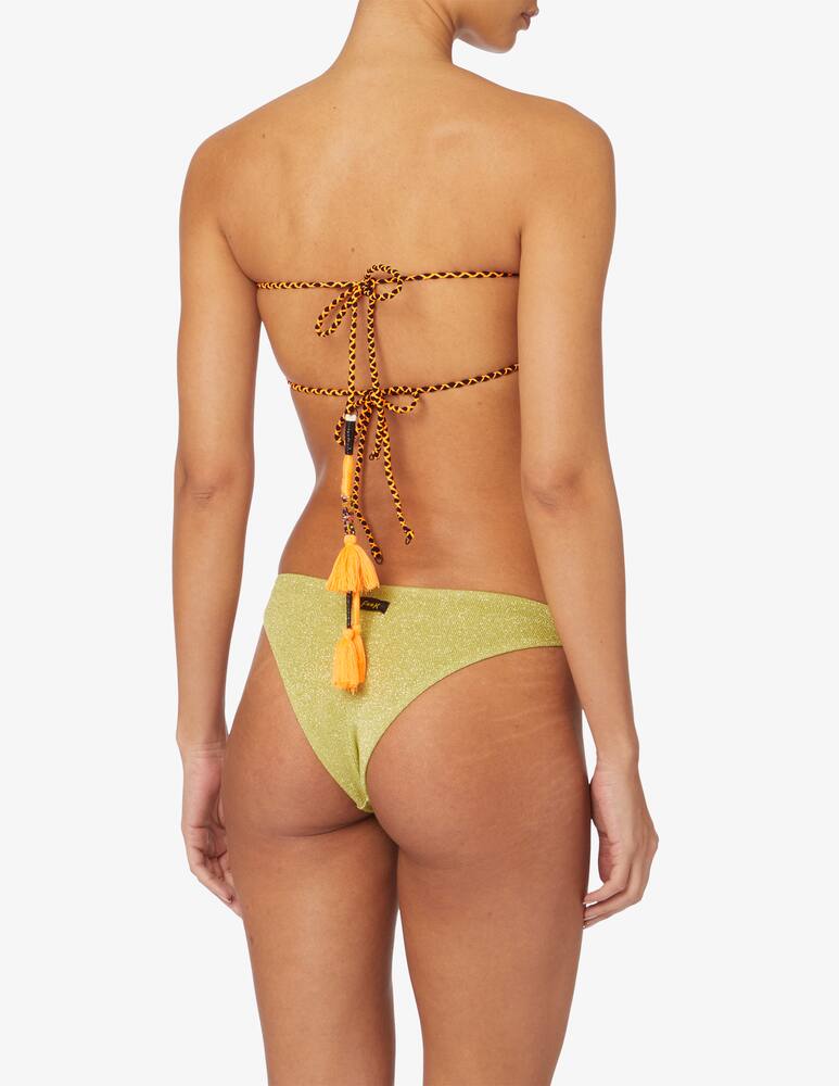 rinascente F**K Costume a 2 pezzi con fascia lurex glitter