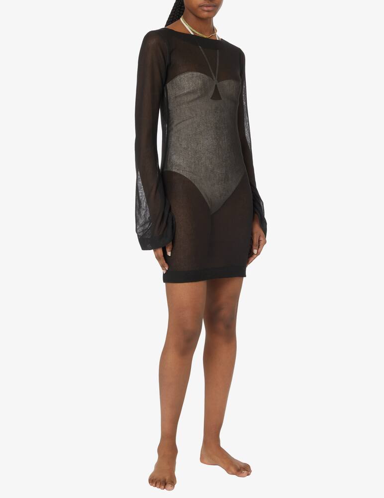 rinascente F**K Mini beach cover up dress