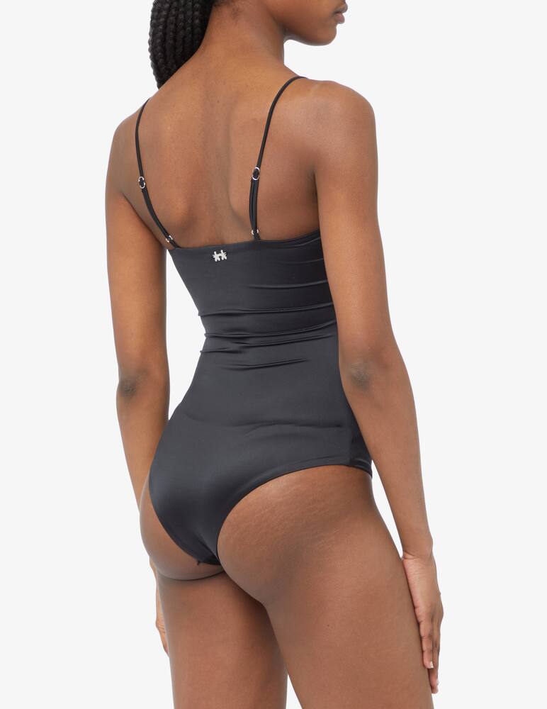 rinascente F**K Satin one-piece swimsuit