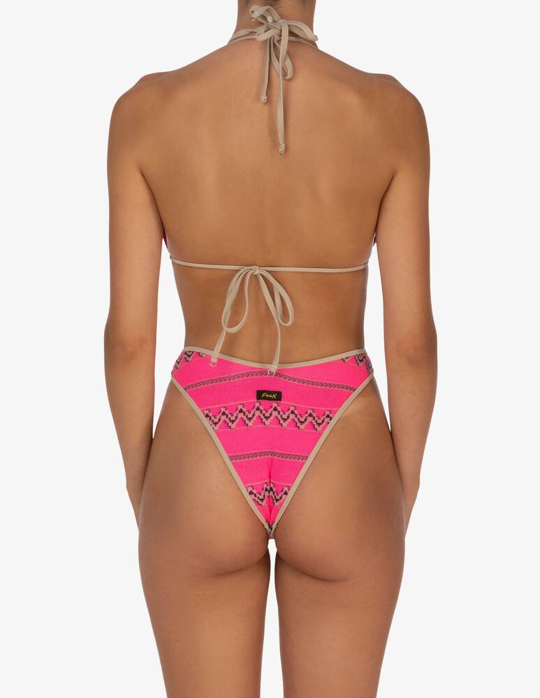 rinascente F**K Bikini set a triangolo in crochet