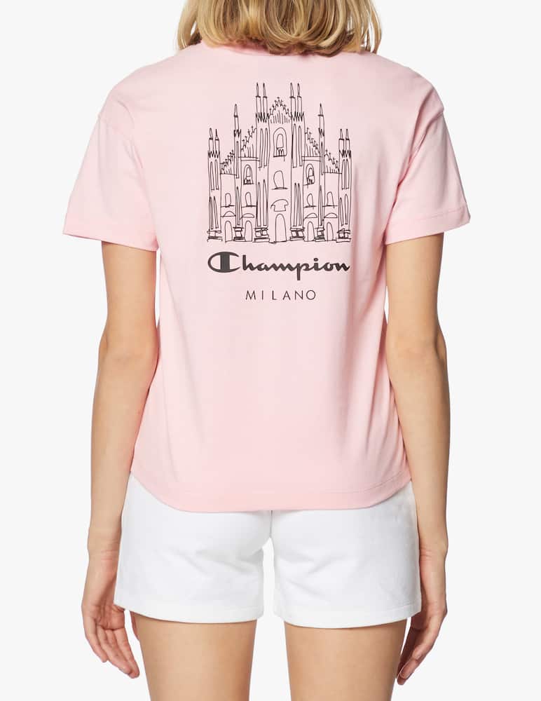 rinascente Champion Milano print t-shirt