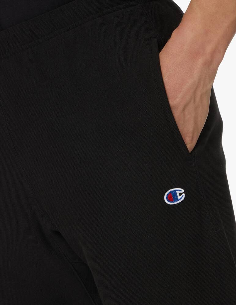 rinascente Champion Reverse Weave Raw cut small logo sweatshorts - black