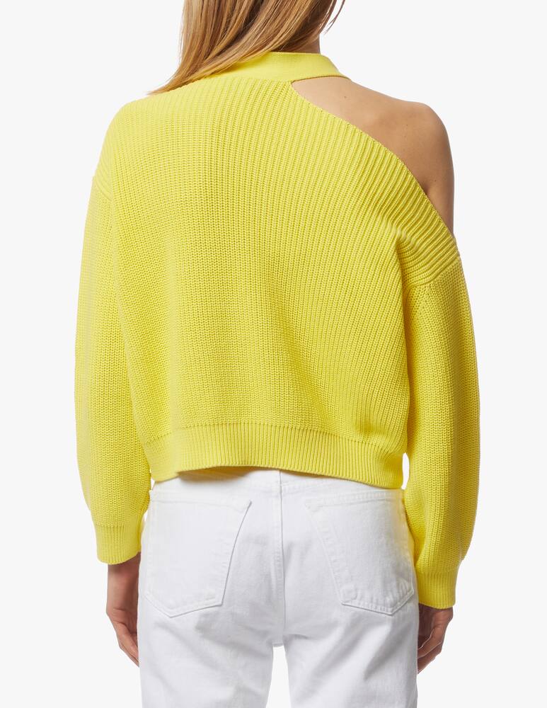 MSGM Cardigan corto in cotone con scollo a v - immagine 3 MSGM Cardigan corto in cotone con scollo a v - immagine 3
