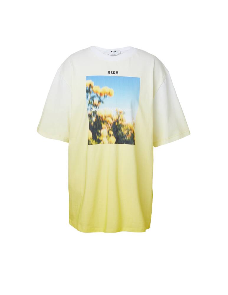 rinascente MSGM Cotton t-shirt with flower