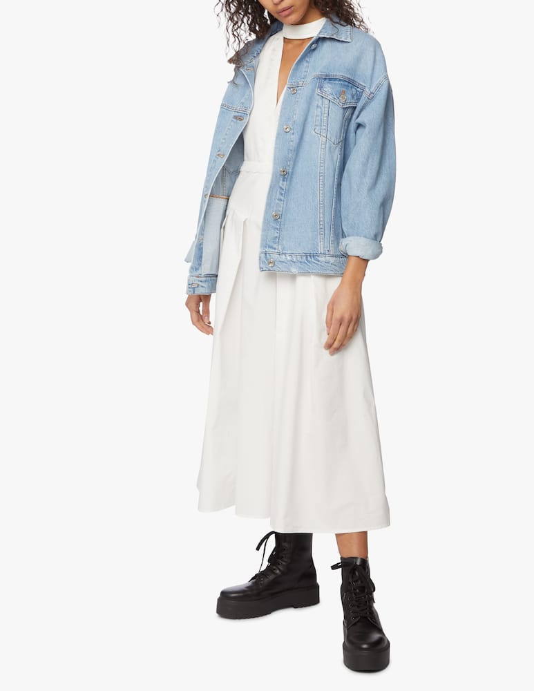 rinascente MSGM Giacca di jeans over con logo