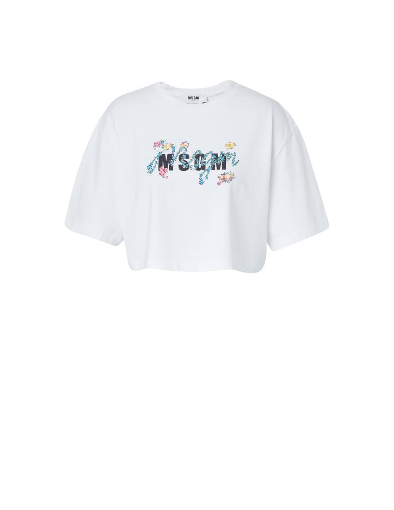 rinascente MSGM Logo cotton t-shirt