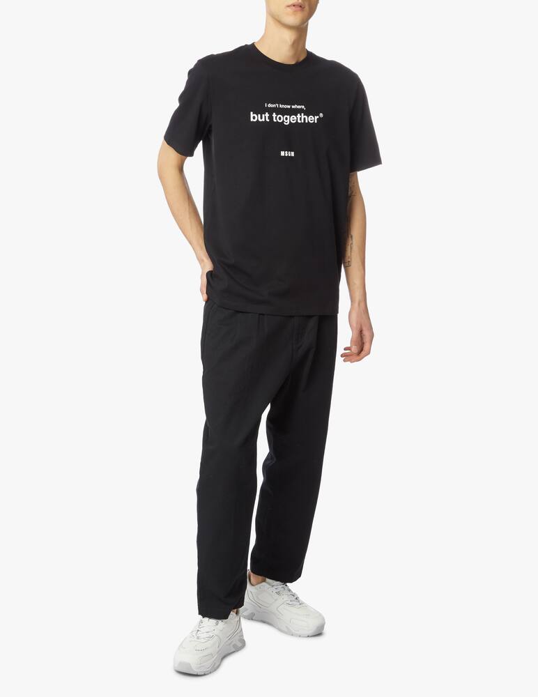 rinascente MSGM Maglietta girocollo back toghether