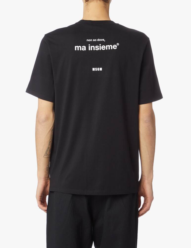 rinascente MSGM Maglietta girocollo back toghether