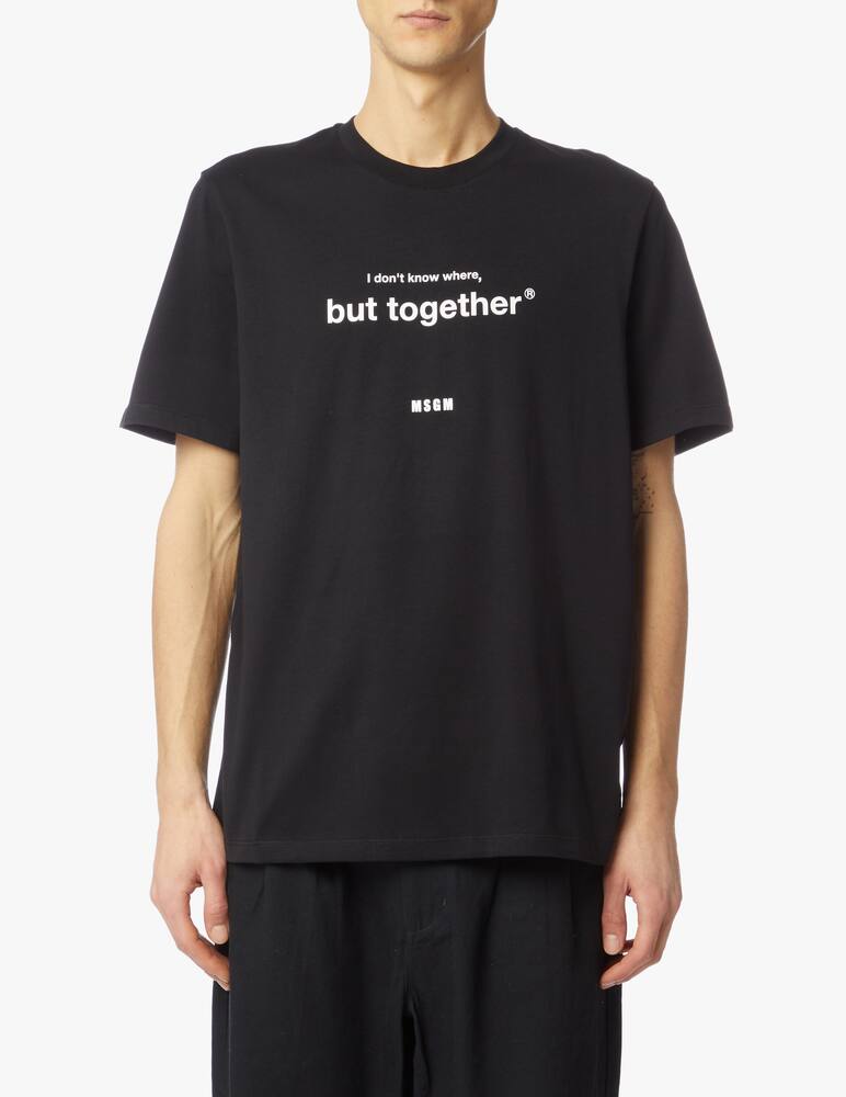 rinascente MSGM Maglietta girocollo back toghether